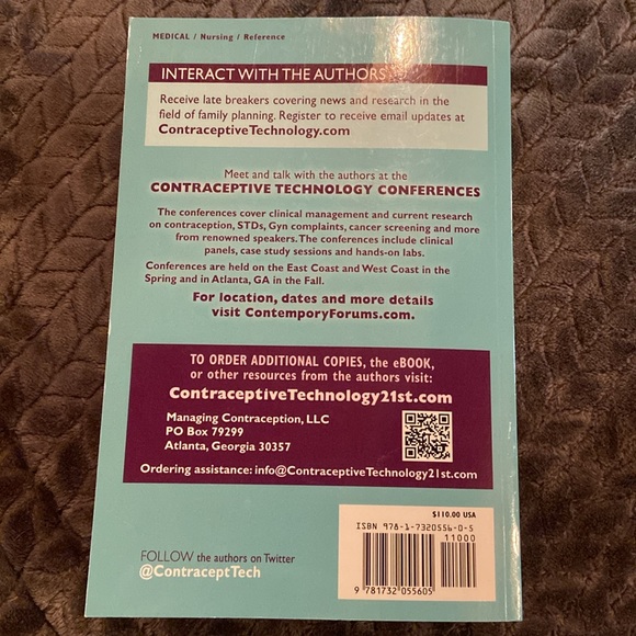 Contraceptive Technology Book - Picture 2 of 2